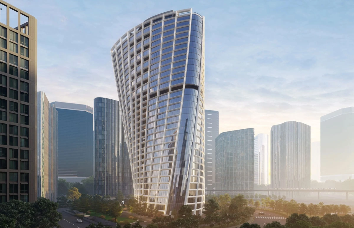 Shivalik CURV commercial tower in GIFT City