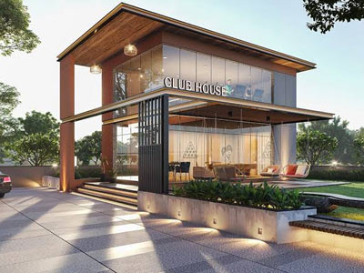 Resident clubhouse and community spaces