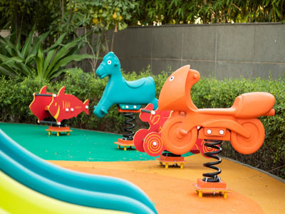 Children's play and family spaces
