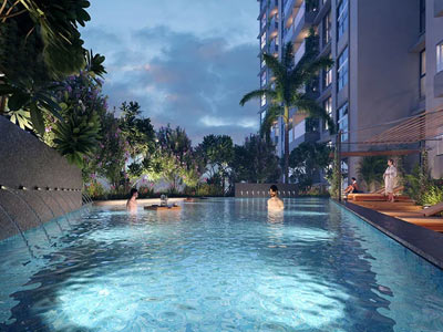 Swimming pool and terrace