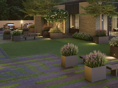Landscaped spaces