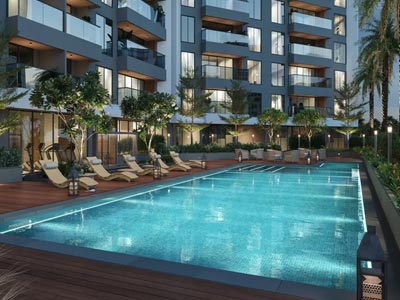 Swimming pool and leisure deck