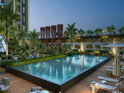 Swimming pool and leisure deck